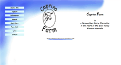 Desktop Screenshot of caprinofarm.com.au