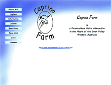 Tablet Screenshot of caprinofarm.com.au